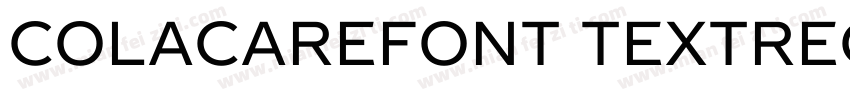 COLACAREFONT TEXTREGULAR  GB1 0字体转换